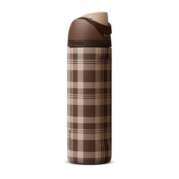 Owala FreeSip 24-oz. Stainless Steel Plaid and Simple