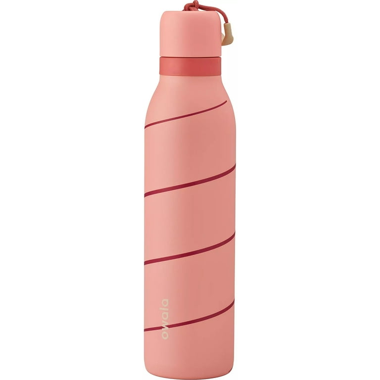Owala FreeSip 24oz Stainless Steel Water Bottle - Candy Cane Lane