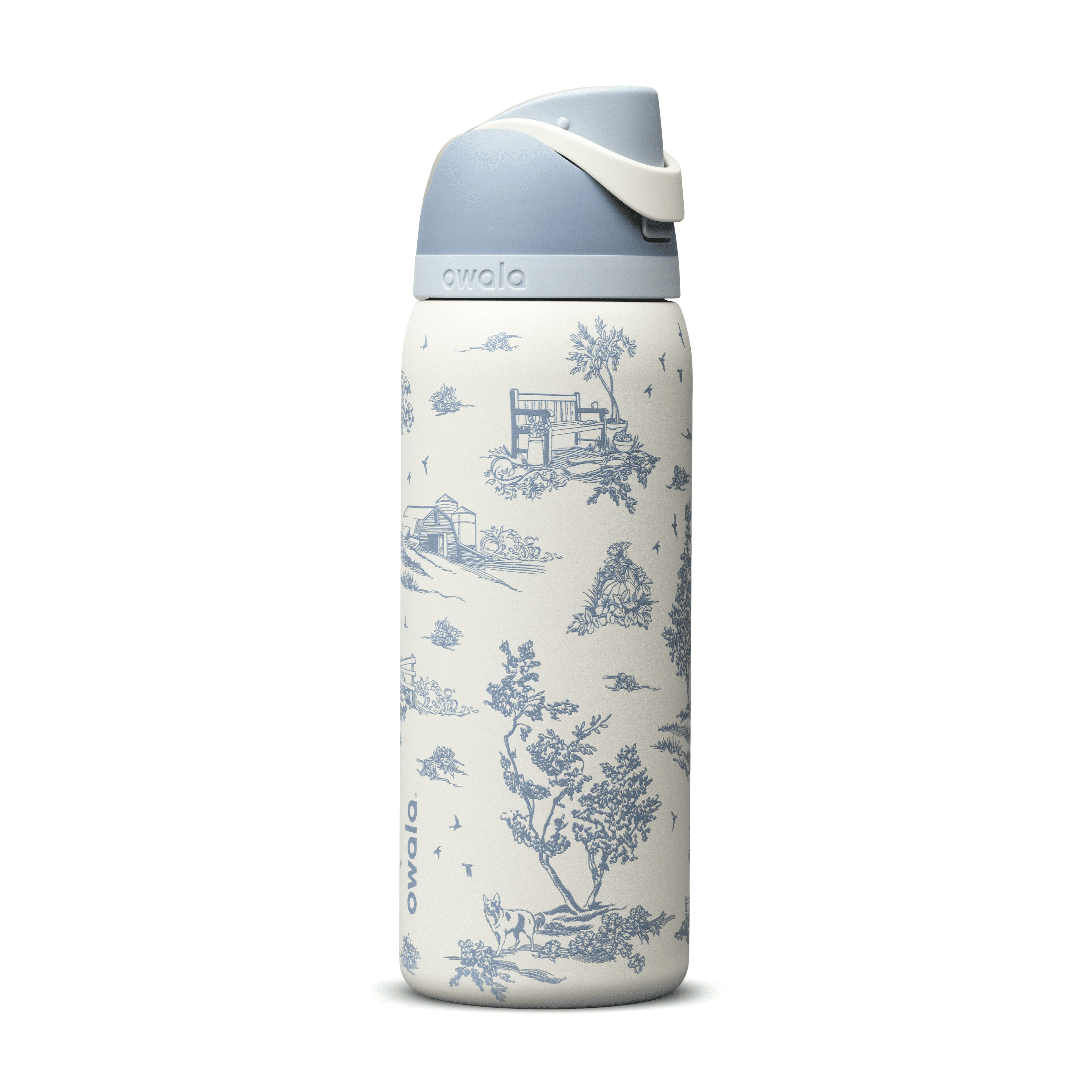 Owala FreeSip® 32-oz. Stainless Steel Toile Be Home Pattern