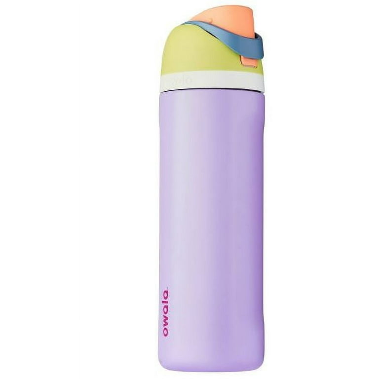 Owala FreeSip Insulated Stainless Steel Water Bottle, 24-Ounce, Lilac  Purple 