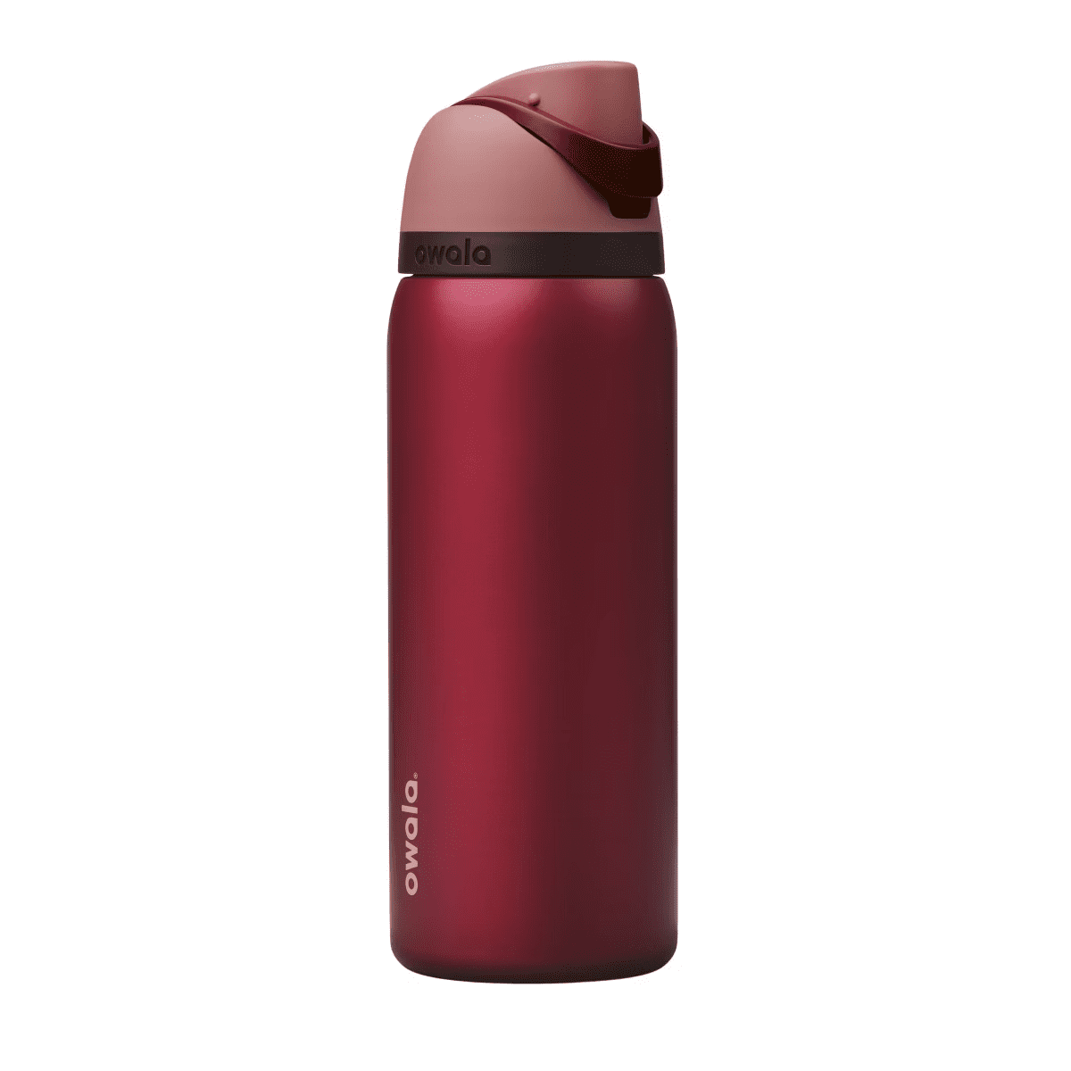 Owala FreeSip Insulated Stainless Steel Water Bottle Sports and Travel, Water Bottle, 32 oz, Poinsettia