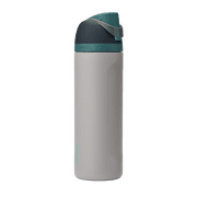Owala FreeSip Stainless Steel Water Bottle, 24oz, Gray Whale