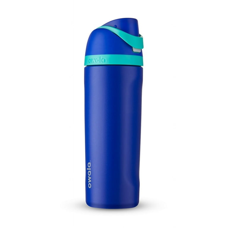 Owala FreeSip Sports Travel Water Bottle, 19 oz Blue Insulated