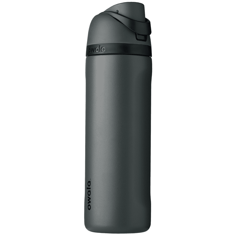Owala FreeSip Stainless Steel Water Bottle, 24oz Gray