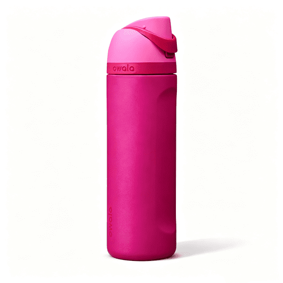Owala FreeSip Stainless Steel Water Bottle, 24oz Magenta