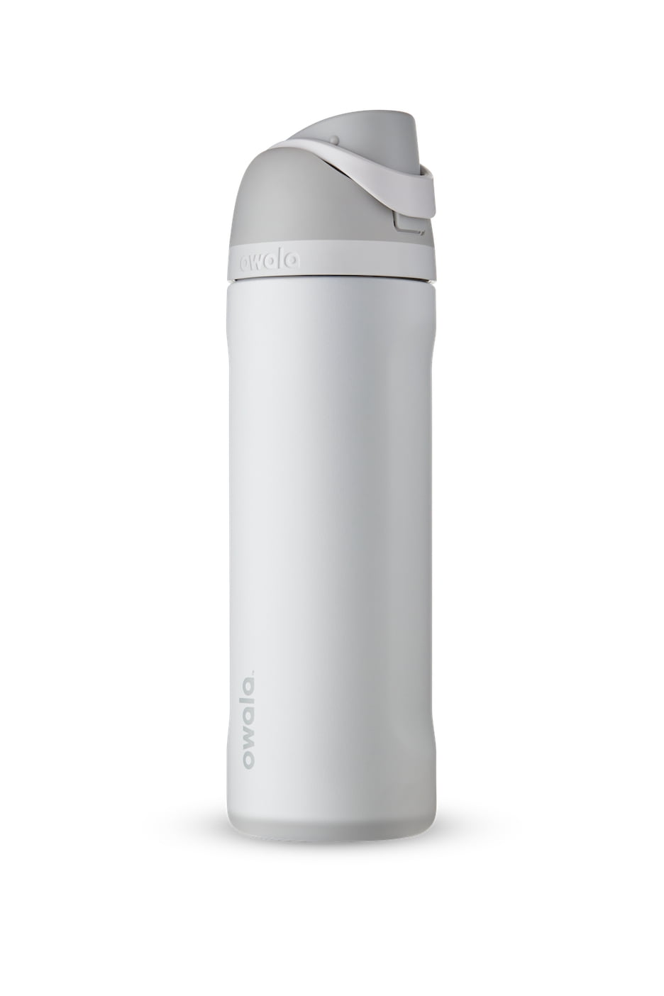 Owala FreeSip Stainless Steel Water Bottle, 24oz, White 