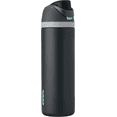 thumbnail image 1 of Owala FreeSip Stainless Steel Water Bottle, 24oz, gray black, 1 of 3