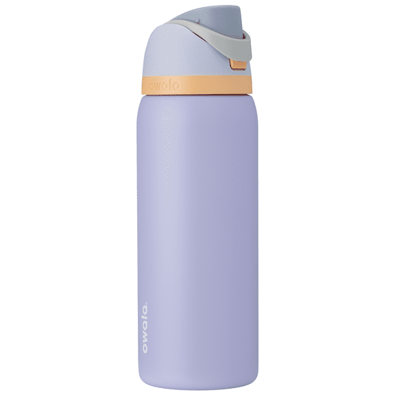 Owala FreeSip Stainless Steel Water Bottle, 32oz, Cloud 9 Light Purple