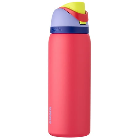 Owala FreeSip Stainless Steel Water Bottle, 32oz Dark Pink