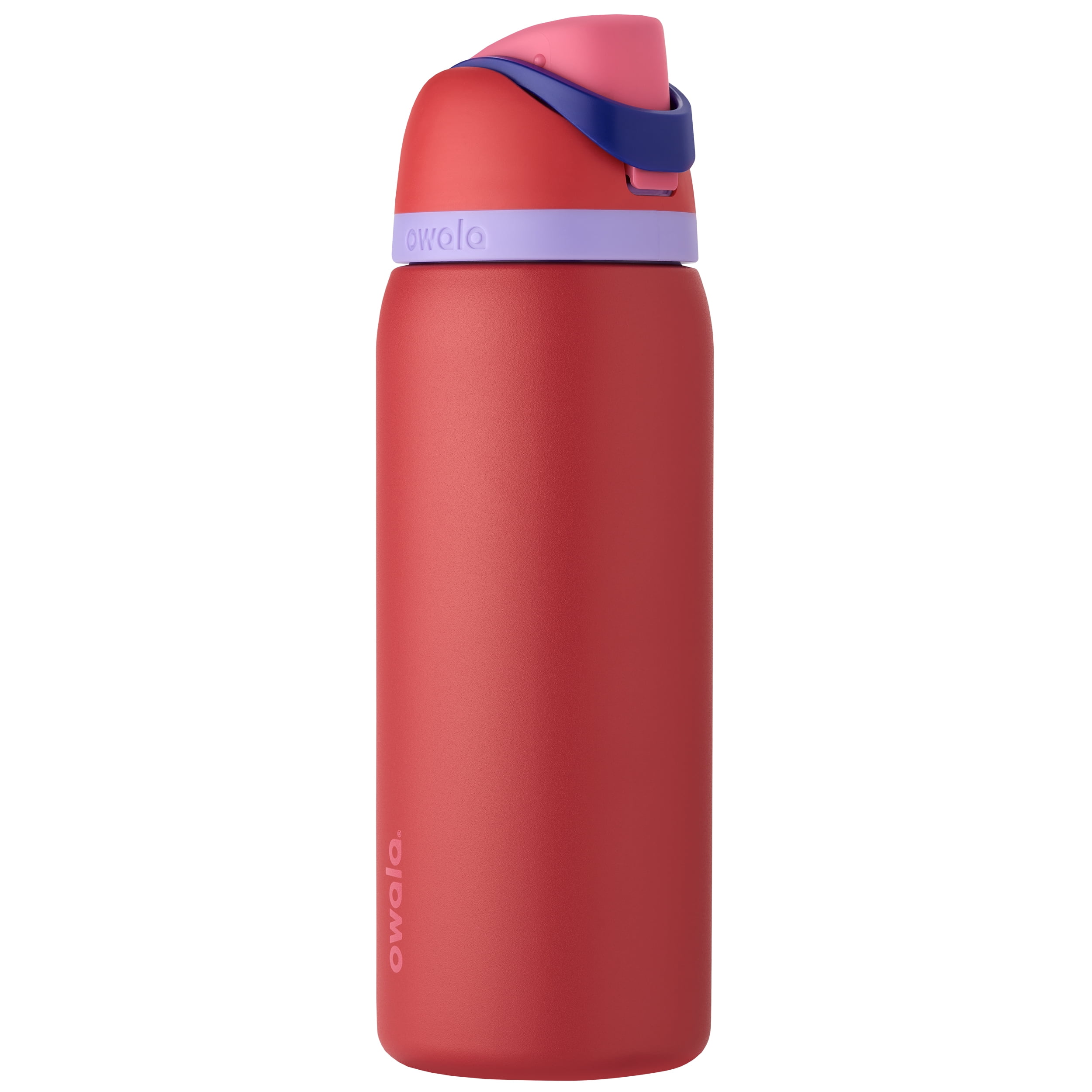 Owala FreeSip Stainless Steel Water Bottle, 32oz Red 