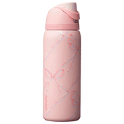 Owala HOLIDAY COLLECTION 32oz FreeSip Water Bottle, PINK SUGAR PLUM FAIRY BOWS