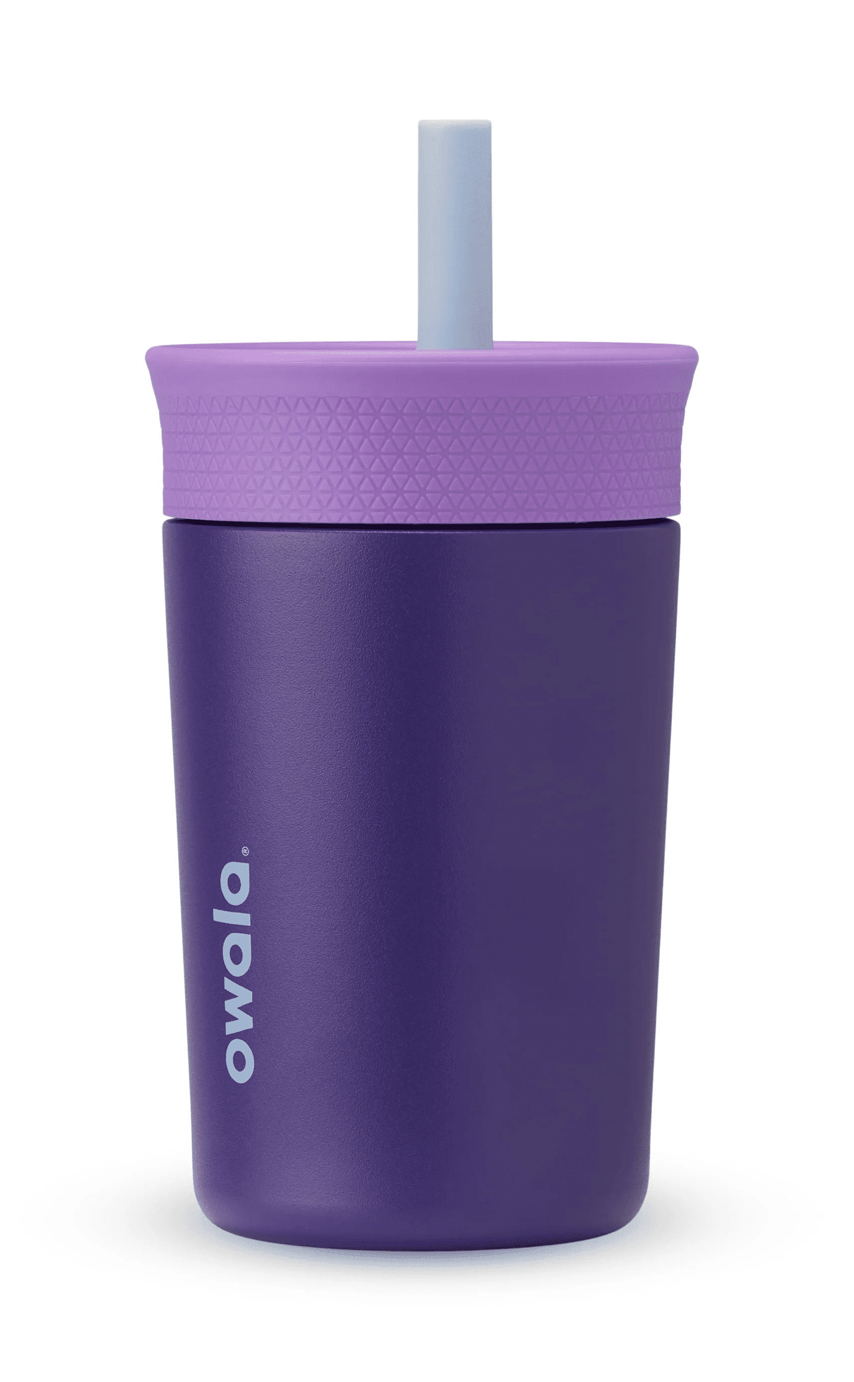 Owala 12oz Kids Stainless Steel Straw Tumbler - Peacock Palace
