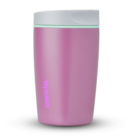 Owala SmoothSip Stainless Steel Coffee Tumbler, 12oz, Plum Perfect