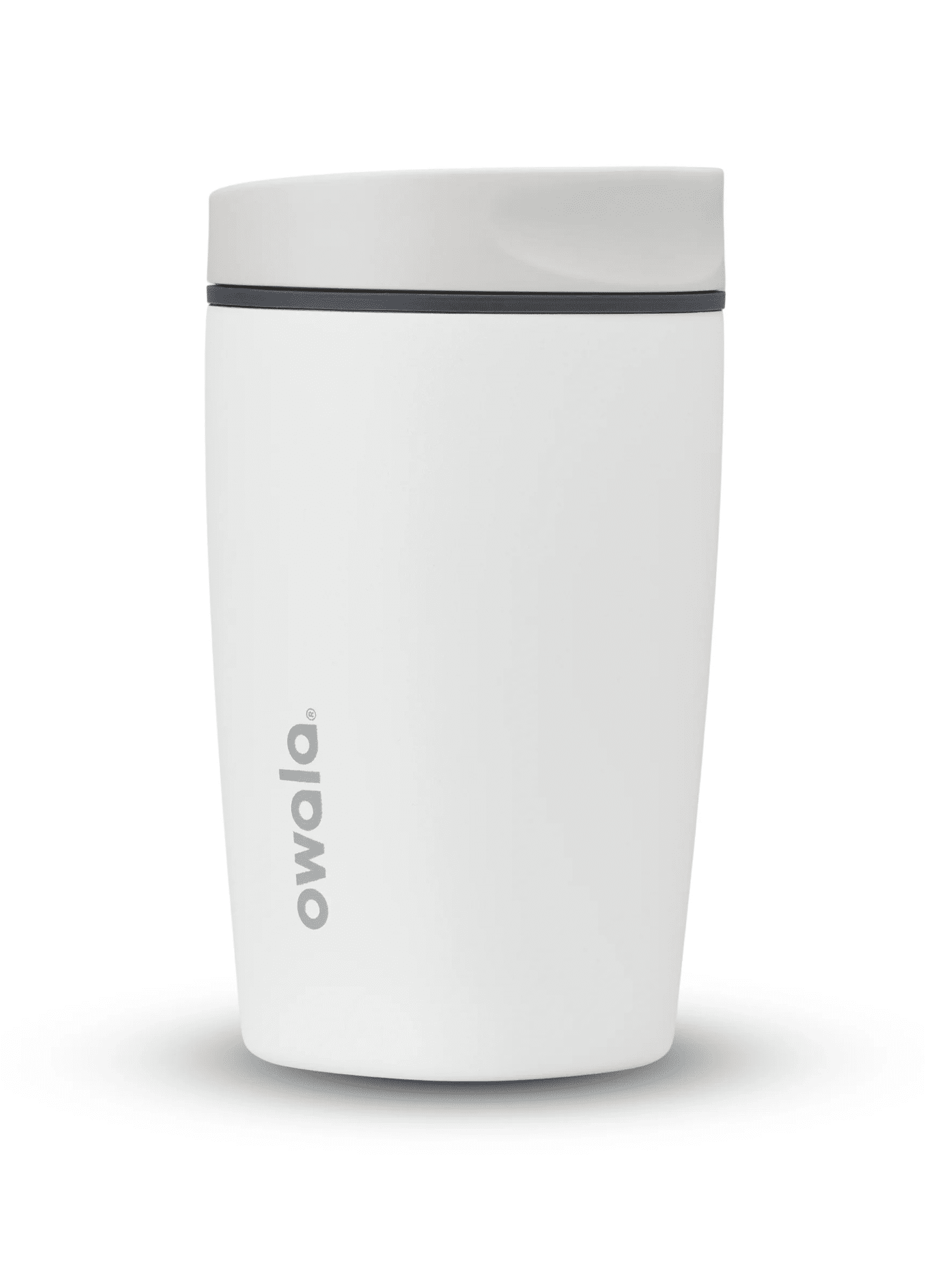 Owala SmoothSip Stainless Steel Coffee Tumbler, 12oz, Shy Marshmallow ...