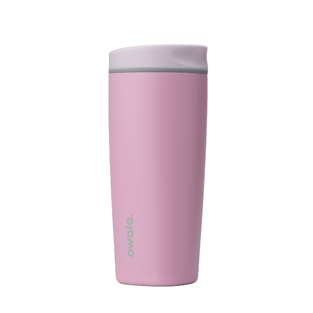 Owala SmoothSip Stainless Steel Coffee Tumbler, 20oz, Cotton Candy