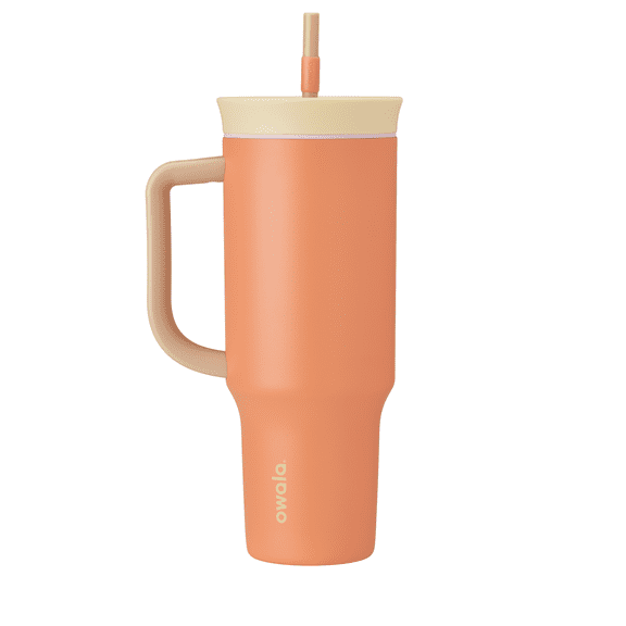 Owala Stainless Steel Tumbler, 40oz, Salmon