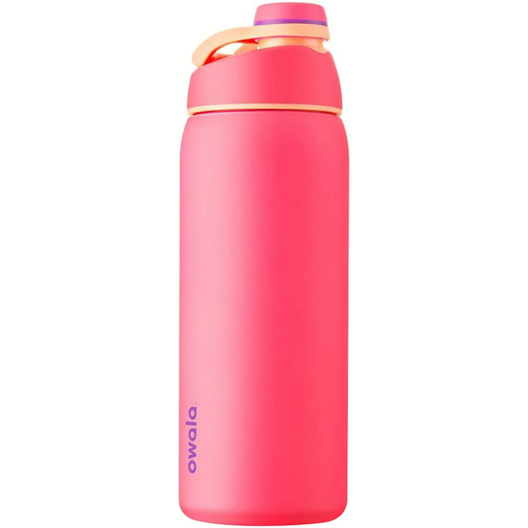 Owala Twist Insulated Stainless Steel Water Bottle for Sports and Travel,  BPA-Free, 32-Ounce, Hyper Flamingo