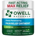 thumbnail image 1 of Owell Naturals Deep Penetrating Pain Relief Ointment 2 oz Fast Absorbing Menthol Ointment Non Greasy Body Ointment, 1 of 2