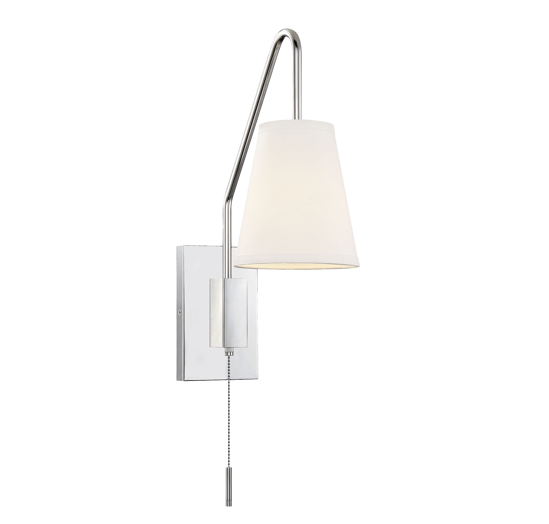 Owen Polished Nickel Dimmable Adjustable Wall Sconce