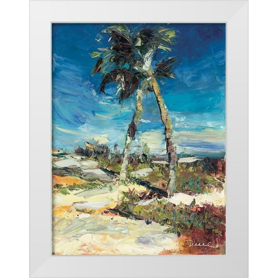 Owen-Cullimore, Tracey 12x14 White Modern Wood Framed Museum Art Print Titled - Twin Palm
