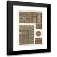 thumbnail image 1 of Owen Jones 11x14 Black Modern Framed Museum Art Print Titled - Arabian No.4 (1856), 1 of 5