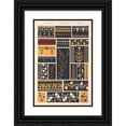 thumbnail image 1 of Owen Jones 11x14 Black Ornate Wood Framed Double Matted Museum Art Print Titled: Greek No.7 (1856), 1 of 5