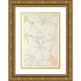 thumbnail image 1 of Owen Jones 11x14 Gold Ornate Wood Frame and Double Matted Museum Art Print Titled - Leaves from Nature No.1 (1856), 1 of 4