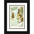 thumbnail image 1 of Owen Jones 13x18 Black Ornate Wood Framed Double Matted Museum Art Print Titled - Leaves and Flowers from Nature No.8 (1856), 1 of 5