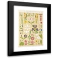 thumbnail image 1 of Owen Jones 17x24 Black Modern Framed Museum Art Print Titled - Leaves and Flowers from Nature No.8 (1856), 1 of 5