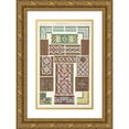 thumbnail image 1 of Owen Jones 17x24 Gold Ornate Framed and Double Matted Museum Art Print Titled - Morality No.1 (1856), 1 of 4