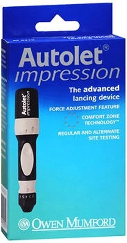 Owen Mumford Autolet Lancing Device Force Adjustment Feature Comfort Zone 1ct