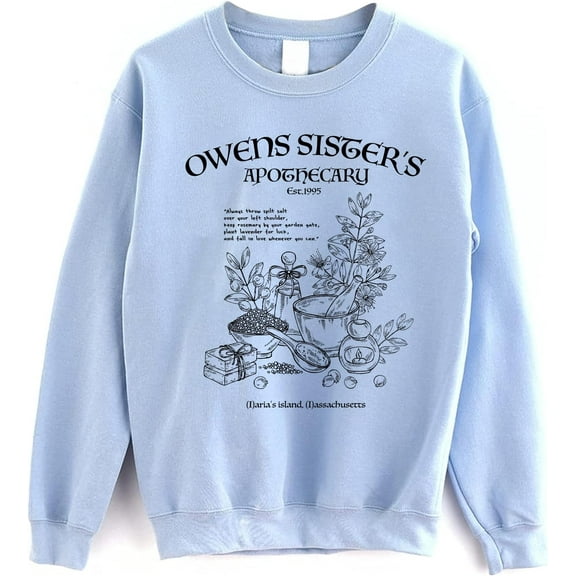 Owen Sisters Apothecary Sweatshirt - Magic Practical Basic Witch Halloween Sweater
