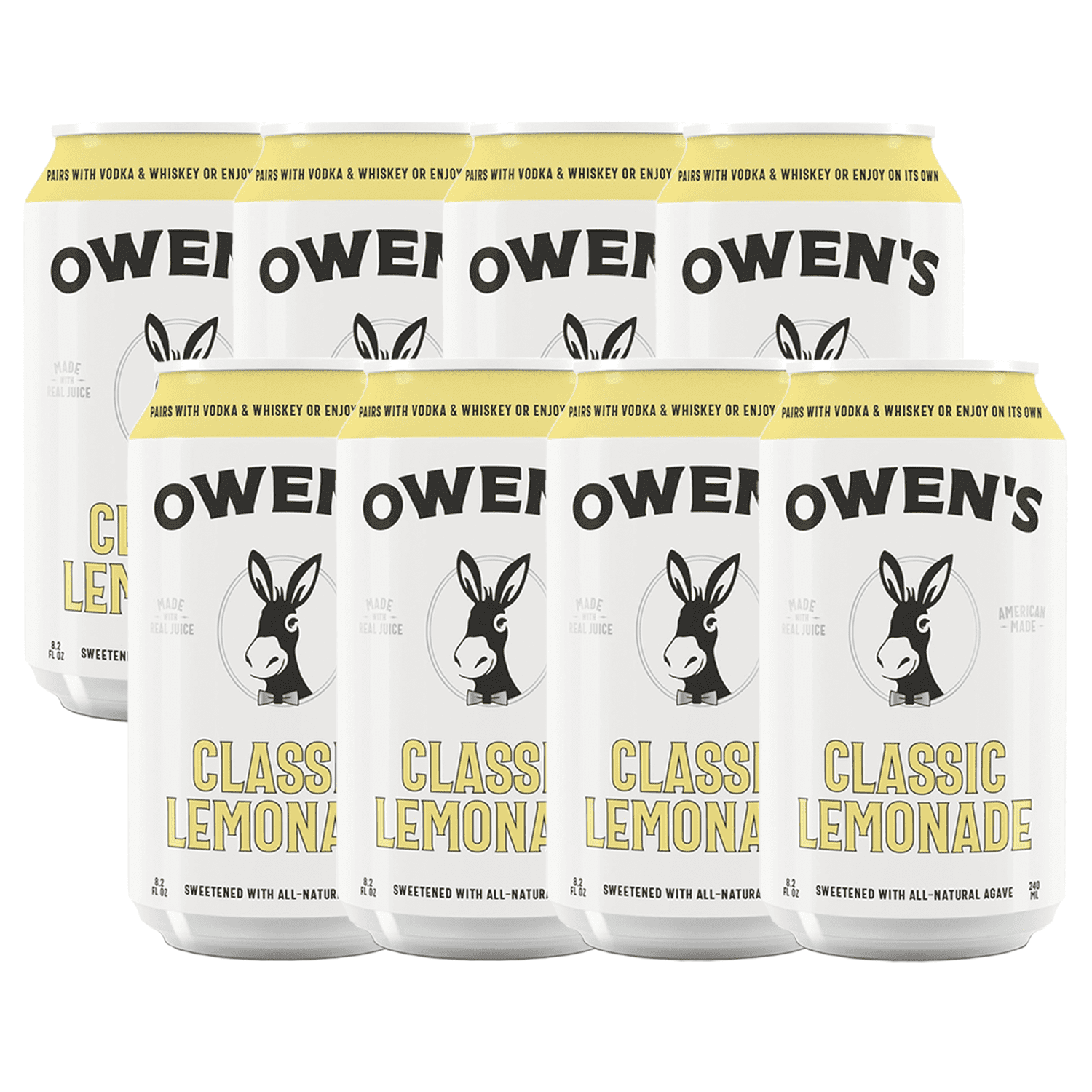 Owen’s Craft Mixers Classic Lemonade HandA with Premium Ingredients