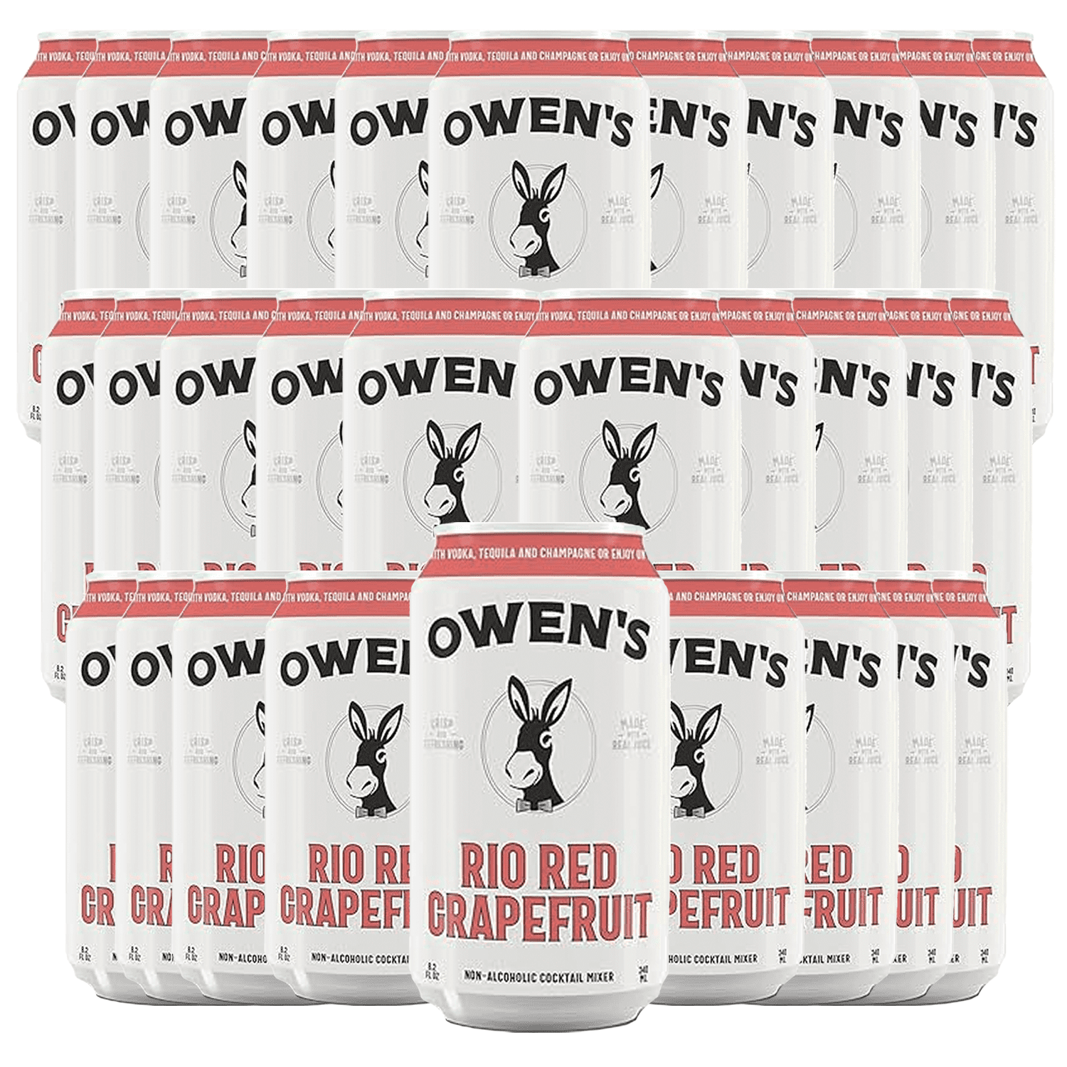 Owen’s Craft Mixers Rio Red Grapefruit HandA with Premium Ingredients