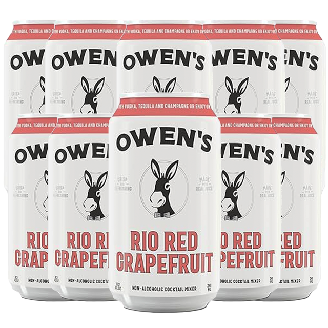 Owen’s Craft Mixers Rio Red Grapefruit HandA with Premium Ingredients