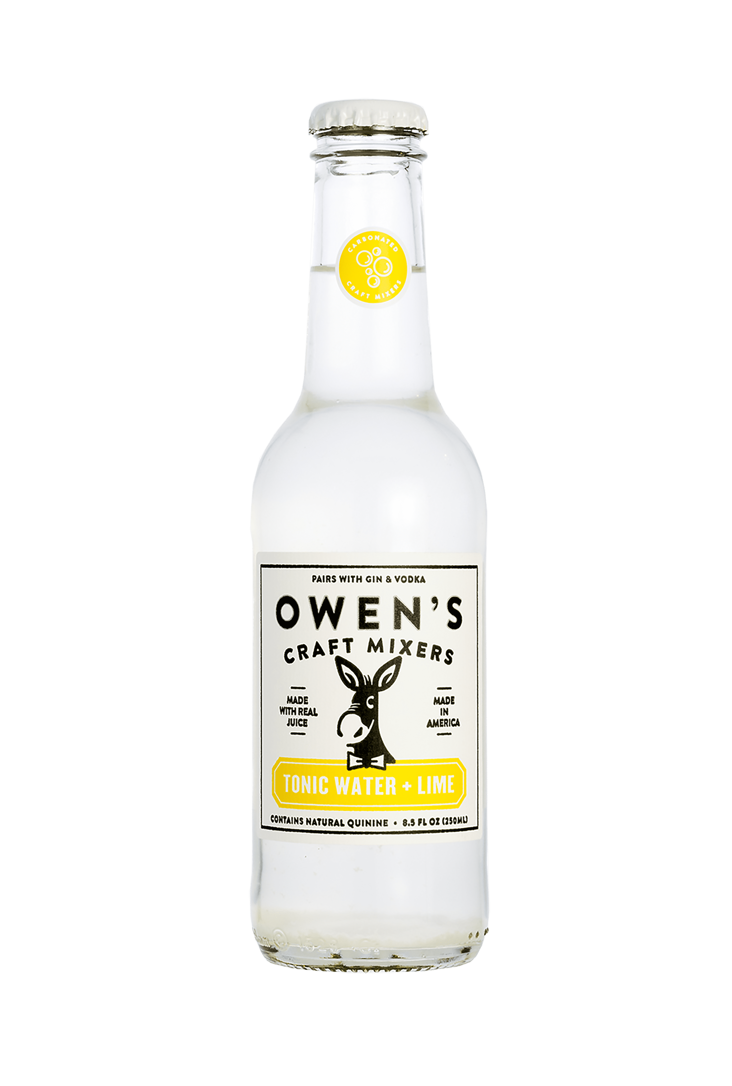 Owen's Craft Mixers Tonic Water + Lime, 8.5 fl oz (12 Bottles