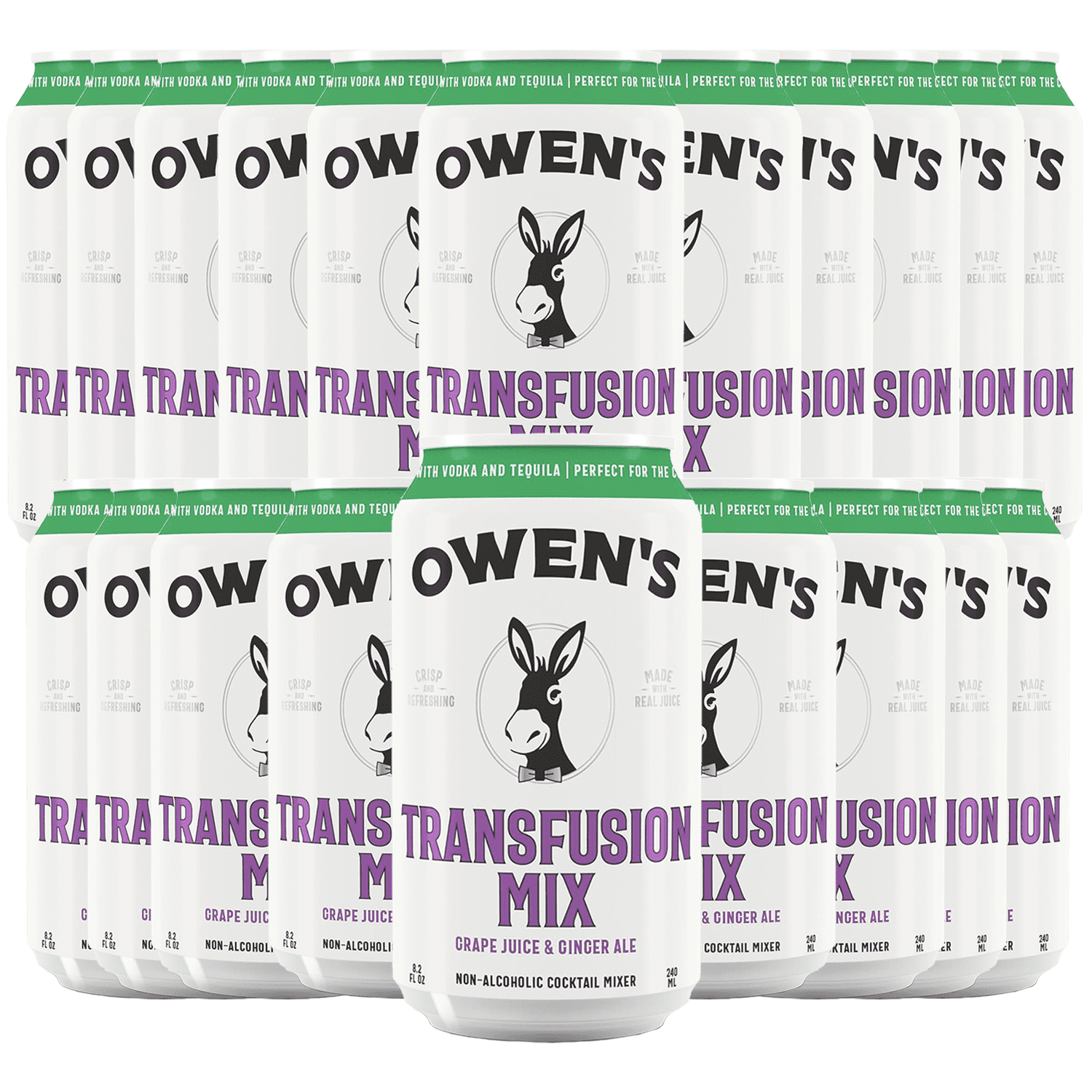 Owen's Craft Mixers Transfusion Mix HandA with Premium Ingredients ...