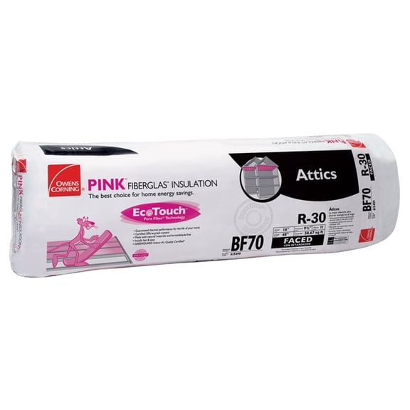 Owens Corning Insulation 16 " X 48 " L R30 58.67 Sq. Ft. Kraft