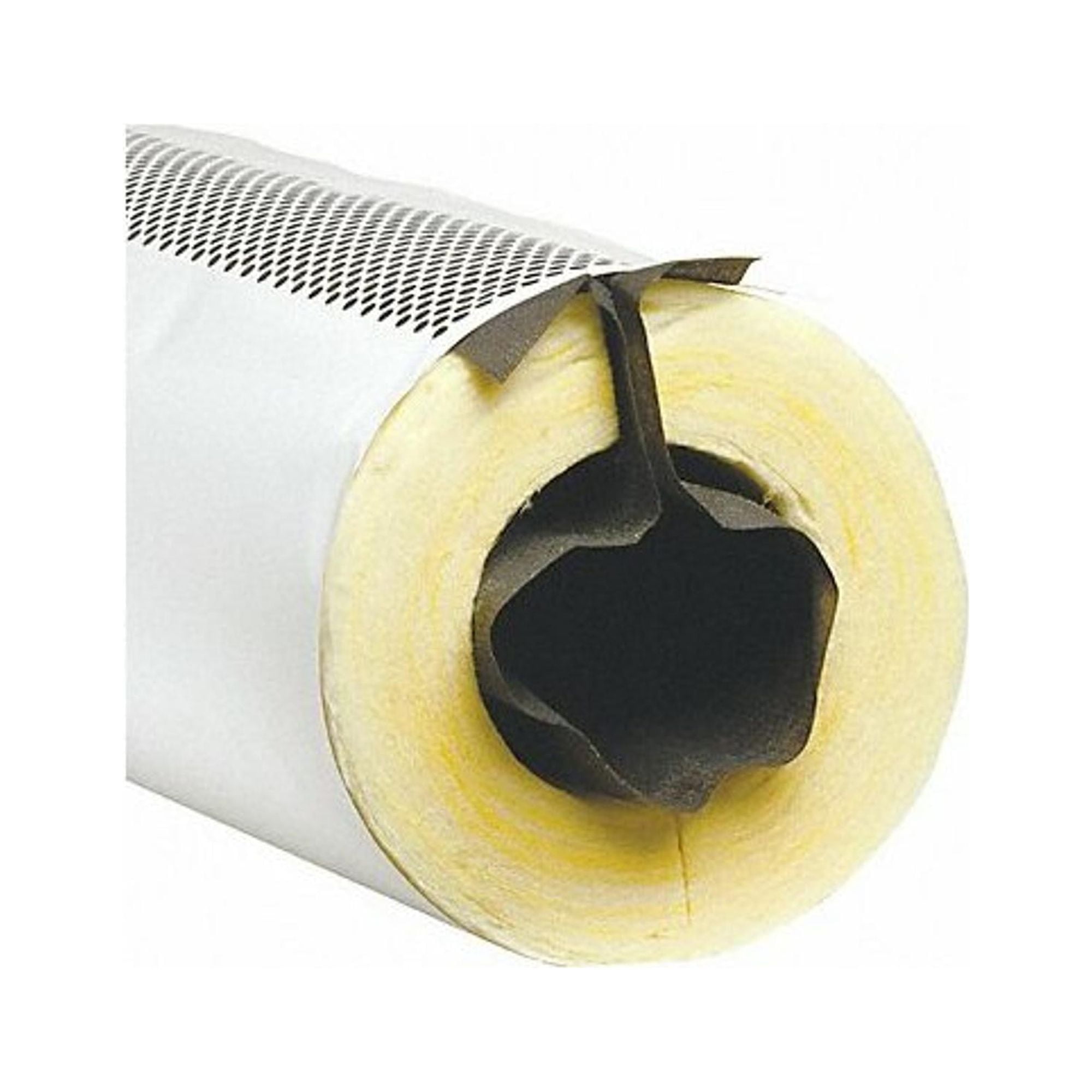 Owens Corning Pipe Insulation,ID 1/2",Wall Thick 1/2" 722579