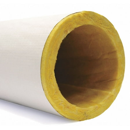 Owens Corning Pipe Insulation,ID 6",Wall Thickness 2" 722568