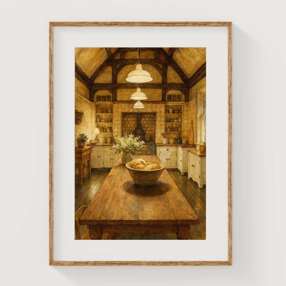 Owens Kitchen Practical Magic Wall Art Print