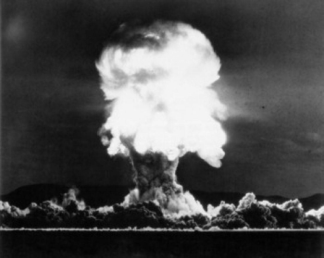 Owens Nuclear Test Detonation Nevada Test Site Nevada USA July 15 1957 Canvas Art - (18 x 24)