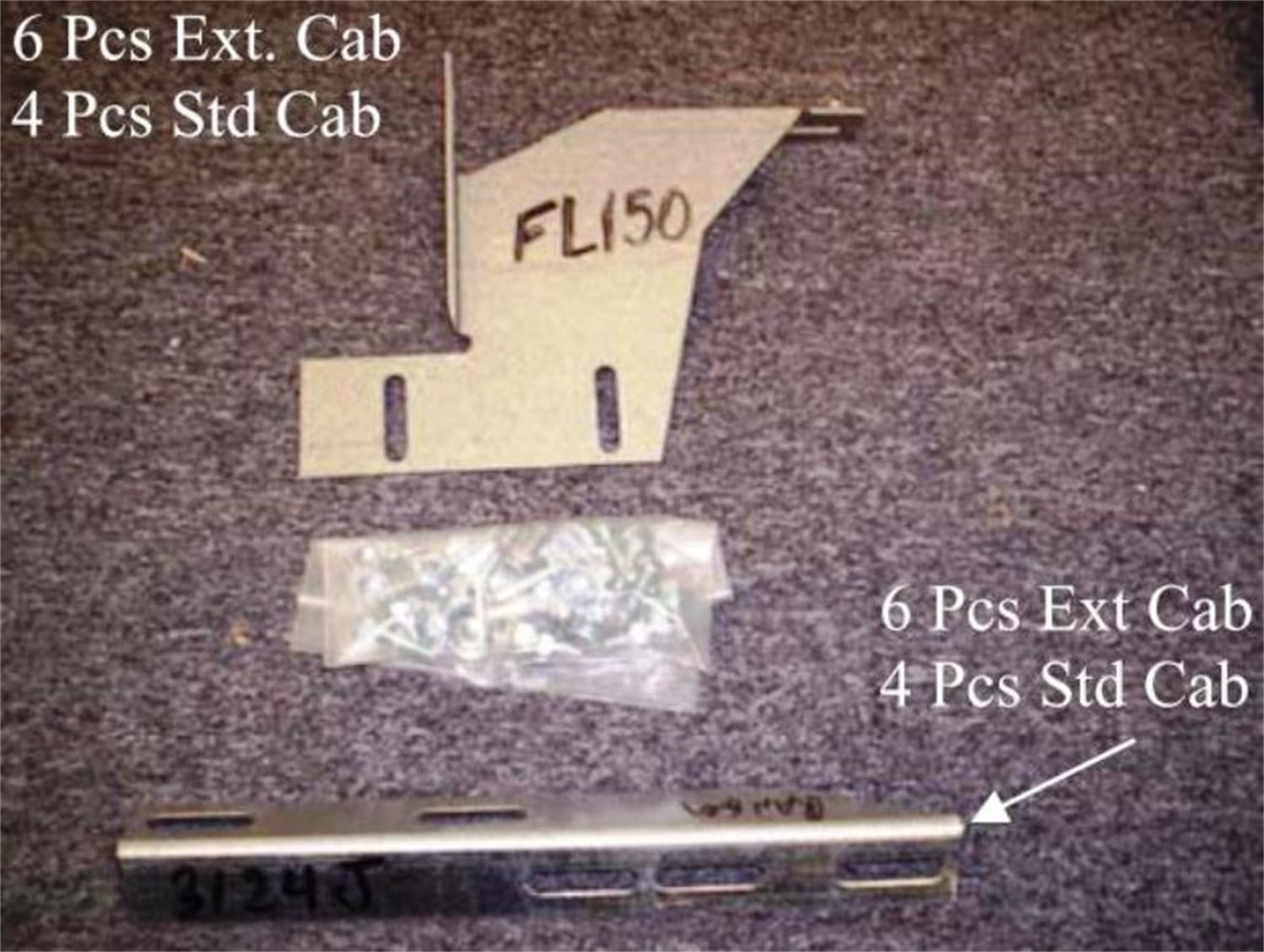 Owens Products 10-1076 OWE10-1076 98-11 RANGER EXT CAB (60IN BOARDS) TRANSENDER BRACKETS Fits select: 2000-2001,2003 FORD RANGER