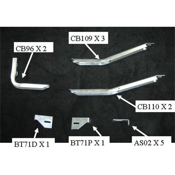 Owens Products 10-1323 OWE10-1323 14-17 PROMASTER STEEL (MUST ORDER BOARDS SEPARATELY)
