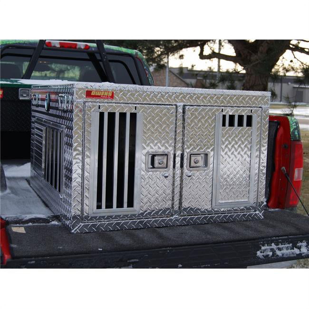 Owens Products Hunter Series Double Compartment Dog Box Tall