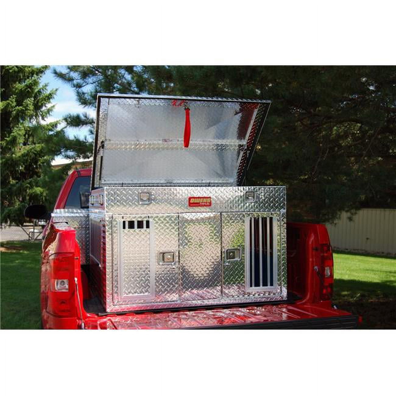 Owens Products Hunter Series Double Compartment Dog Box with Top