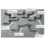 Owens Products Running Board Mounting Bracket Kit For 6838114W-01 15-18 Ford Fits select 2015-2019 FORD TRANSIT