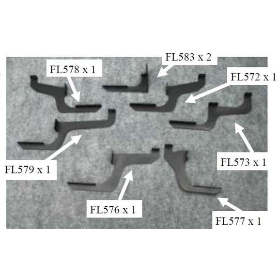Owens Products Running Board Mounting Bracket Kit For 6838114W-01 15-18 Ford Fits select: 2015-2019 FORD TRANSIT