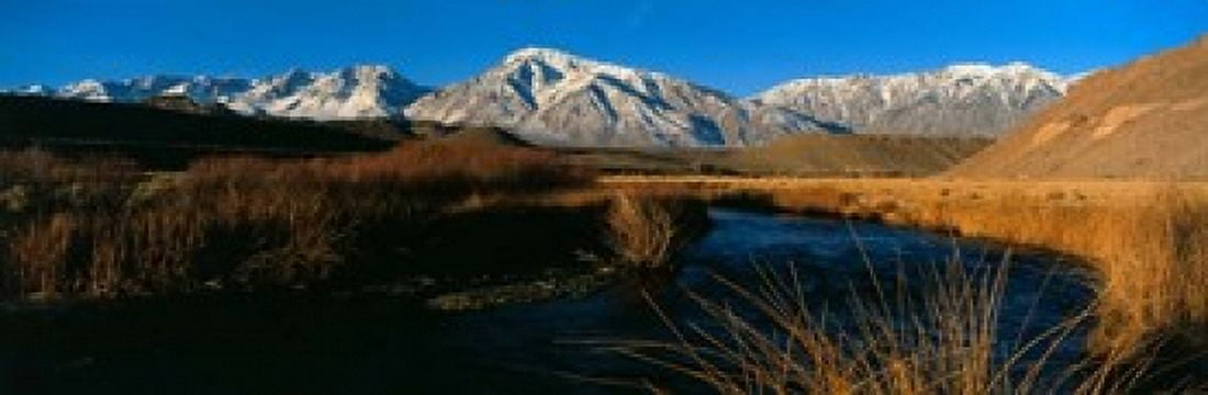Owens River CA Canvas Art - Panoramic Images (37 x 12)