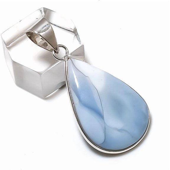 Owhyee Opal Handmade 925 Sterling Silver Jewelry Pendant 1.62"